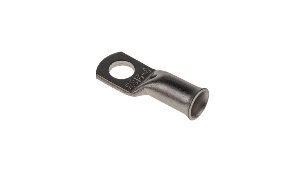 Cable Lug, Non-Insulated, 16 ... 16mm², M6, Pack of 100 pieces